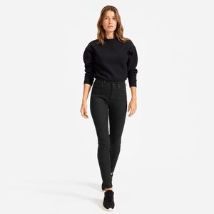 Everlane : The High-Rise Skinny Jean : Black